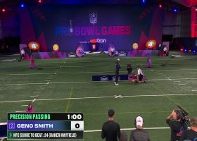 Geno Smith’s first round of Precision Passing challenge | Pro Bowl Games Skills Showdown