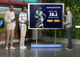 Projections for Courtland Sutton's point total in Week 18 | 'NFL Fantasy Live'