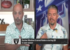 Ruiz reacts to Antonio Pierce naming Gardner Minshew Raiders' QB1 for Week 1 | 'The Insiders'