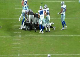 Raiders' special teams recover Jalen Moreno-Cropper fumble near own endzone 