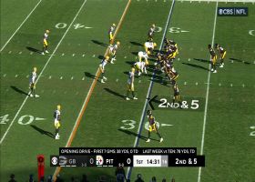 George Pickens' first catch of game moves chains on opening drive