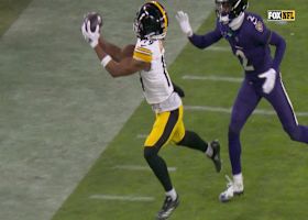 Can't-Miss Play: Signature Russ! Wilson's stratospheric launch ends with toe-tap catch by Austin III