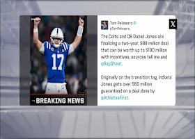 Pelissero: Daniel Jones, Colts agree to two-year, $88M deal | 'Free Agency Frenzy'