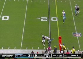 Tyler Lockett's toe-tapping grab gives Raiders a first down