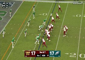 Johnson's third-down scramble puts Commanders in goal-to-go situation
