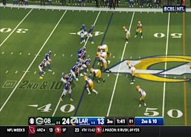 Demarcus Robinson's toe-tap catch goes for 11-yard gain vs. Packers