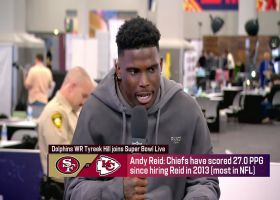 Tyreek Hill shares his score prediction for Super Bowl LVIII