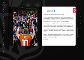 Bo Nix shares social media statement following devastating injury in AFC Divisional vs. Bills | 'The Insiders'