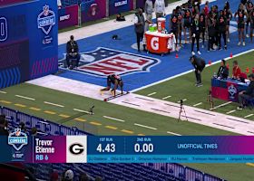 Trevor Etienne runs official 4.42-second 40-yard dash at 2025 combine