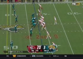 Kittle absorbs significant contact on 21-yard catch