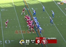 Niners' drive ends with a turnover on downs inside red zone vs. Rams