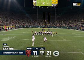 Santos' 41-yard FG cuts Packs' lead to 21-14