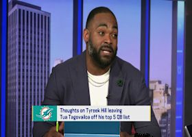 Thoughts on Tyreek Hill leaving out Tua Tagovailoa from his top 5 QB list | 'GMFB'