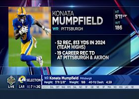 Rams select Konata Mumpfield with No. 242 pick in 2025 draft