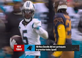 Pelissero: Rico Dowdle (quad) didn't practice on Wednesday | 'The Insiders