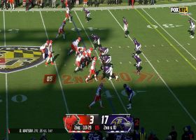 Jerome Ford's 28-yard burst comes after RB spins off would-be tackler