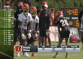 Ja'Marr Chase makes nifty catch on crossing route at Bengals camp | 'Back Together Weekend'