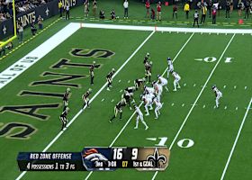 Audric Estime bounces off tacklers for 5-yard rushing TD