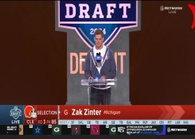 Browns select Zak Zinter with No. 85 pick in 2024 draft