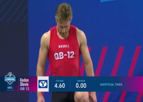 Kedon Slovis runs official 4.55-second 40-yard dash at 2024 combine