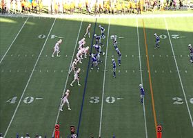 Seattle swallows up Mayfield for a critical sack