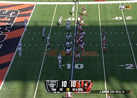 Iosivas' all-out reach for goal line caps WR's TD catch vs. Raiders