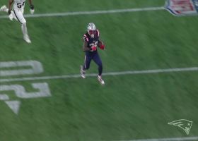 Patriots dial up HB screen at perfect time, yielding Maye's 23-yard completion to Hasty