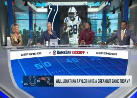 Will Jonathan Taylor have a breakout game vs. Patriots? | 'NFL GameDay Kickoff'