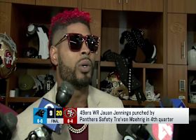 Jauan Jennings on altercation with Tre'von Moehrig: 'It was some childish behavior'