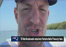 Rob Gronkowski reacts to being voted into Patriots Hall of Fame | 'The Insiders'