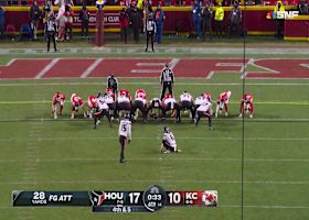 Ka'imi Fairbairn 's 28-yard FG extends Texans' lead to 20-10 with :30 left in the fourth quarter