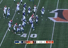 Rashod Owen's 12-yard reception is capped off by hurdle