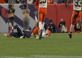 Denzel Ward turns Bo Nix's deep launch into Browns' INT