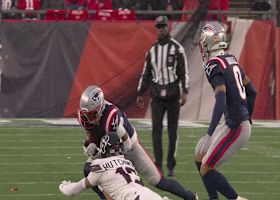 Craig Woodson snags sliding INT off the hands of Xavier Hutchinson