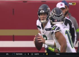 Drew Lock evades 49ers' pass rush for 16-yard completion to Lockett