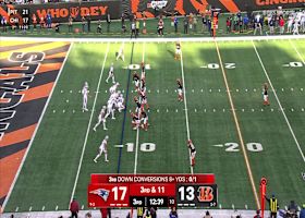 Drake Maye's 37-yard dime to DeMario Douglas converts a third-and-long