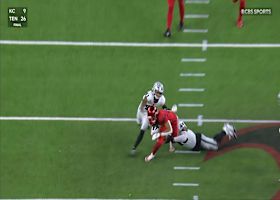 C.J. Stroud connects with Jayden Higgins to move chains on third-and-5