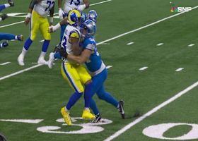 Anzalone's hit-stick tackle offers rude awakening to Rams on first offensive play of game