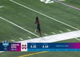 Lideatrick Griffin runs official 4.43-second 40-yard dash at 2024 combine