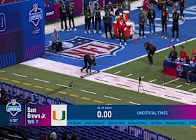 Sam Brown Jr. runs official 4.44-second 40-yard dash at 2025 combine