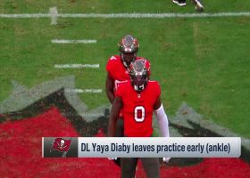 Garafolo: Yaya Diaby (ankle) avoided a significant injury at Bucs practice | 'Inside Training Camp Live'