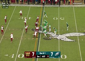 Bigsby's 31-yard catch and run sets Philly up in the red zone