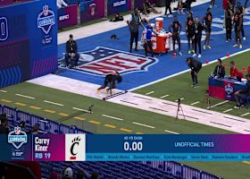 Corey Kiner runs official 4.57-second 40-yard dash at 2025 combine