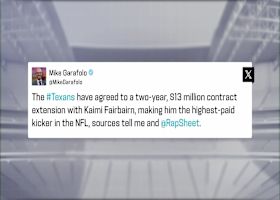 Garafolo: Texans extend Ka'imi Fairbairn with two-year, $13M deal | 'Free Agency Frenzy'