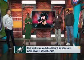 'GMFB' reacts to Fletcher Cox defending HC Nick Sirianni when asked if he will be fired