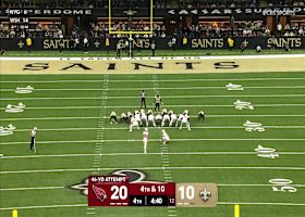 Bryan Bresee denies Chad Ryland with field goal block