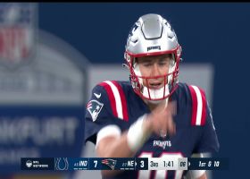 Mac Jones shows off his wheels on a 15-yard scramble