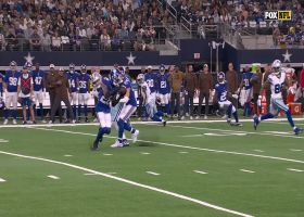 Cordale Flott jumps Prescott's pass for Giants INT