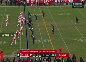 Mahomes' fastball pinpoints Watson for 16-yard gain on third-and-6