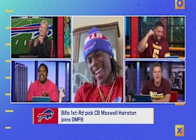 First round pick Maxwell Hairston wakes up with 'GMFB' to discuss being drafted by Bills